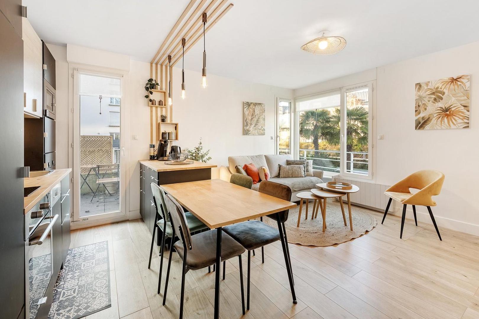 Cote Riviere, T2, Terrasse & Parking Apartment